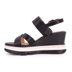 Sandales compensées plateforme à boucle avec bijou Femme KEYS