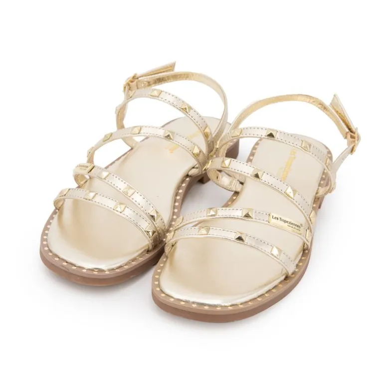 Sandales Corabel gold à strass Femme LES TROPEZIENNES PAR M.BELARBI