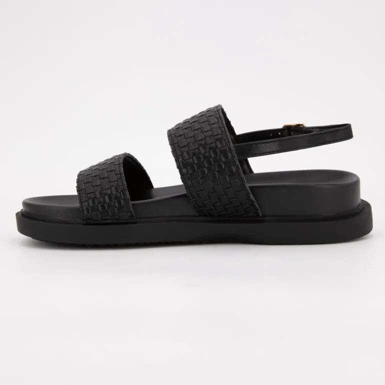 Sandales double bride kary tissées avec boucle Femme US POLO