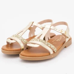 Sandales glitter blanco 17441 t28/35 Enfant CARLA TORTOSA