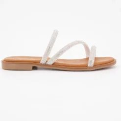 Sandales plate cristal Femme CARLA TORTOSA