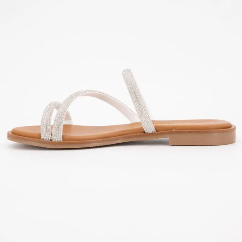 Sandales plate cristal Femme CARLA TORTOSA