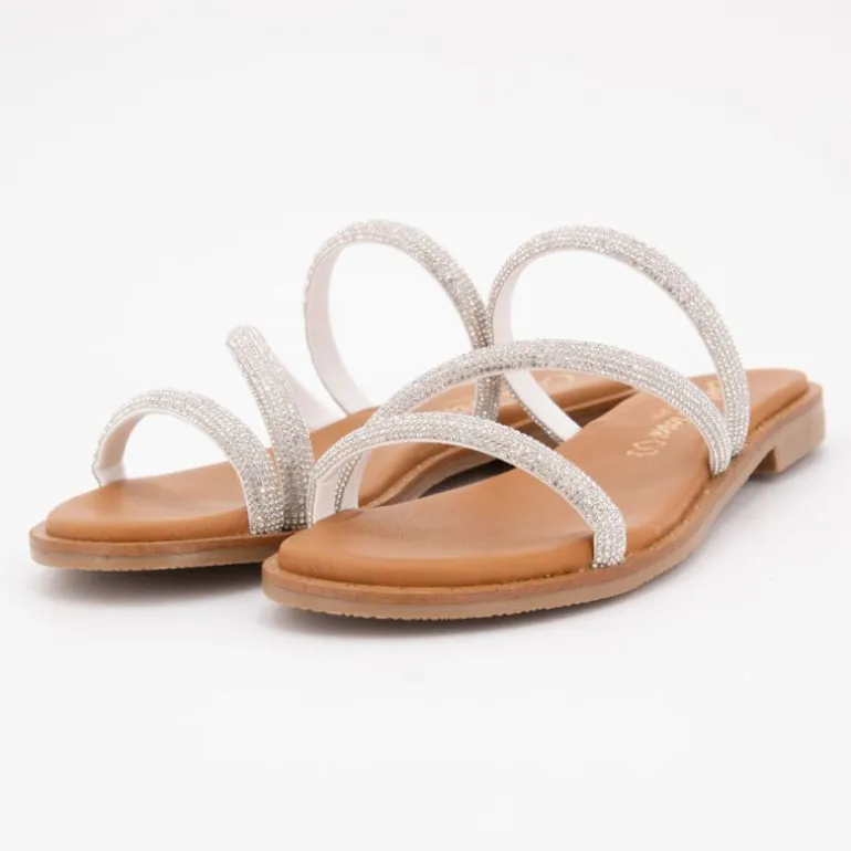 Sandales plate cristal Femme CARLA TORTOSA