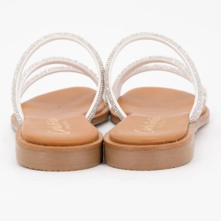 Sandales plate cristal Femme CARLA TORTOSA