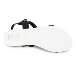 Sandales plates à brides cloutées semelle crantée Femme MARIAMARE