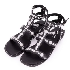 Sandales spartiates à clous avec boucles Femme KEYS