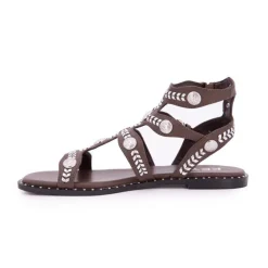 Sandales spartiates à clous avec boucles Femme KEYS