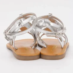 Sandales spartiates avec strass ohlala argenté Femme LES TROPEZIENNES PAR M.BELARBI