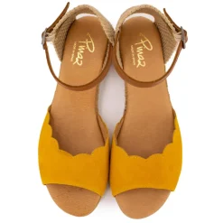 Sandales tressés avec boucle cheville Femme PINAZ