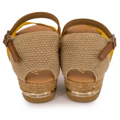 Sandales tressés avec boucle cheville Femme PINAZ