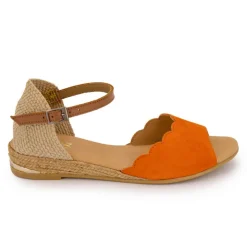 Sandales tressés avec boucle cheville Femme PINAZ