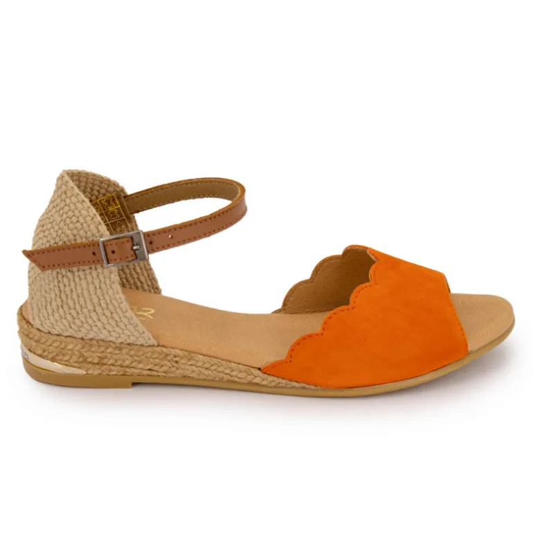 Sandales tressés avec boucle cheville Femme PINAZ