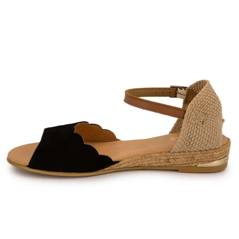 Sandales tressés avec boucle cheville Femme PINAZ