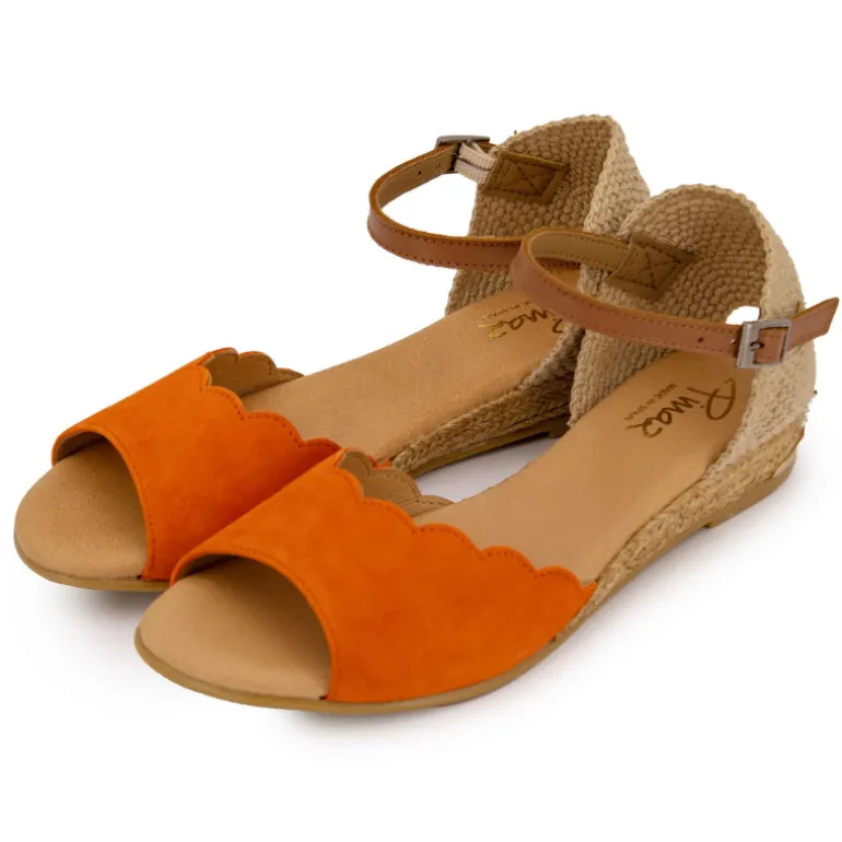 Sandales tressés avec boucle cheville Femme PINAZ