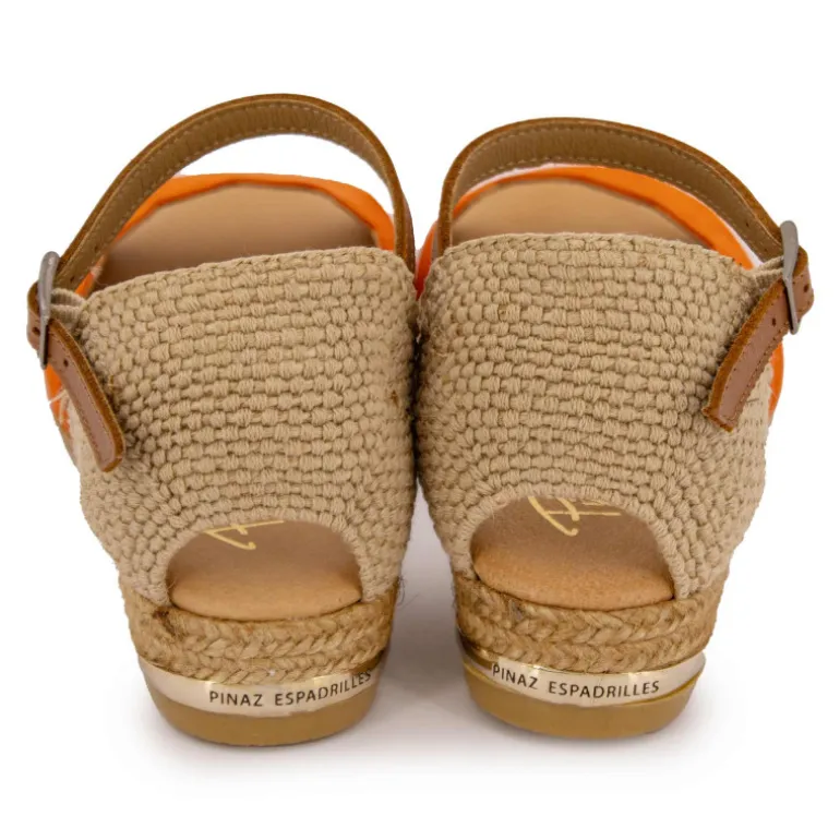 Sandales tressés avec boucle cheville Femme PINAZ