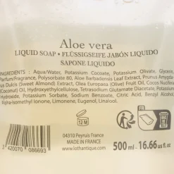 Savon liquide 500ml eco-recharge aloe vera Mixte LOTHANTIQUE