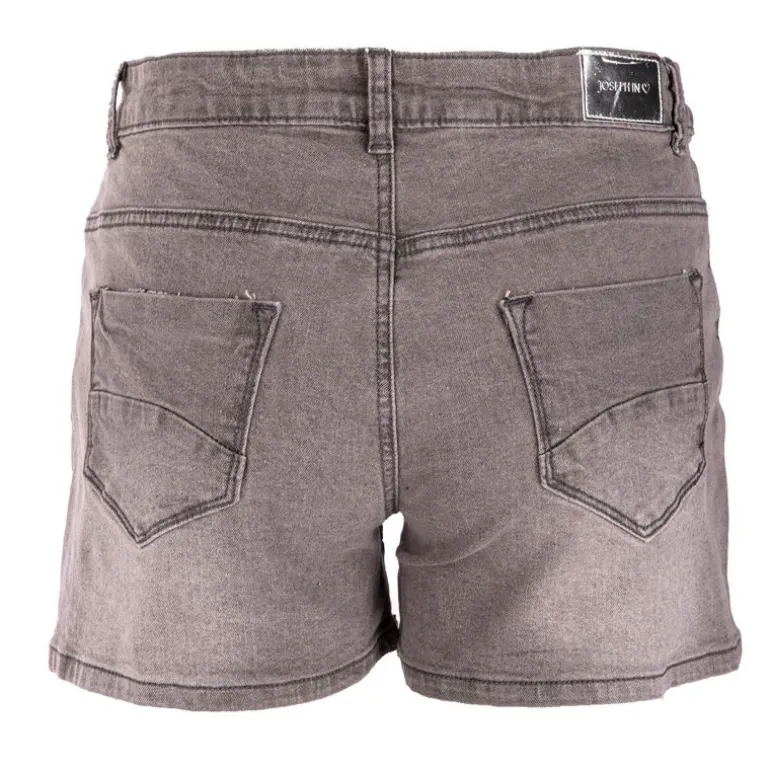 Short avec lacets medium blue denim délavé Femme JOSEPH 'IN