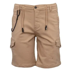 Short bermuda cargo beige avec cordes Homme DEELUXE 74