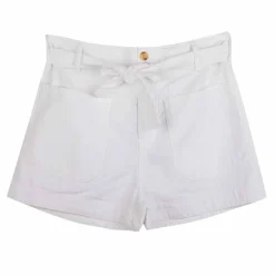 Short billie poches plaquées avec ceinture Femme HAPPY