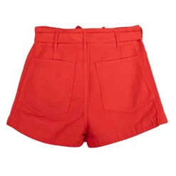 Short billie poches plaquées avec ceinture Femme HAPPY