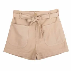 Short billie poches plaquées avec ceinture Femme HAPPY