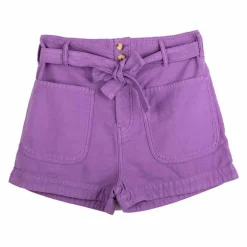 Short billie poches plaquées avec ceinture Femme HAPPY