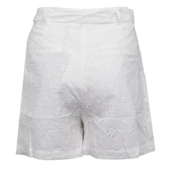 Short blanc brodé avec ceinture Selin Femme LA PETITE ETOILE