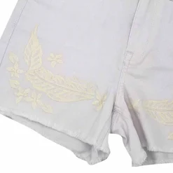 Short court jean avec broderie Femme TOMMY HILFIGER