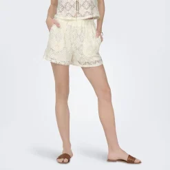 Short court élastique eva à dentelle Femme JDY