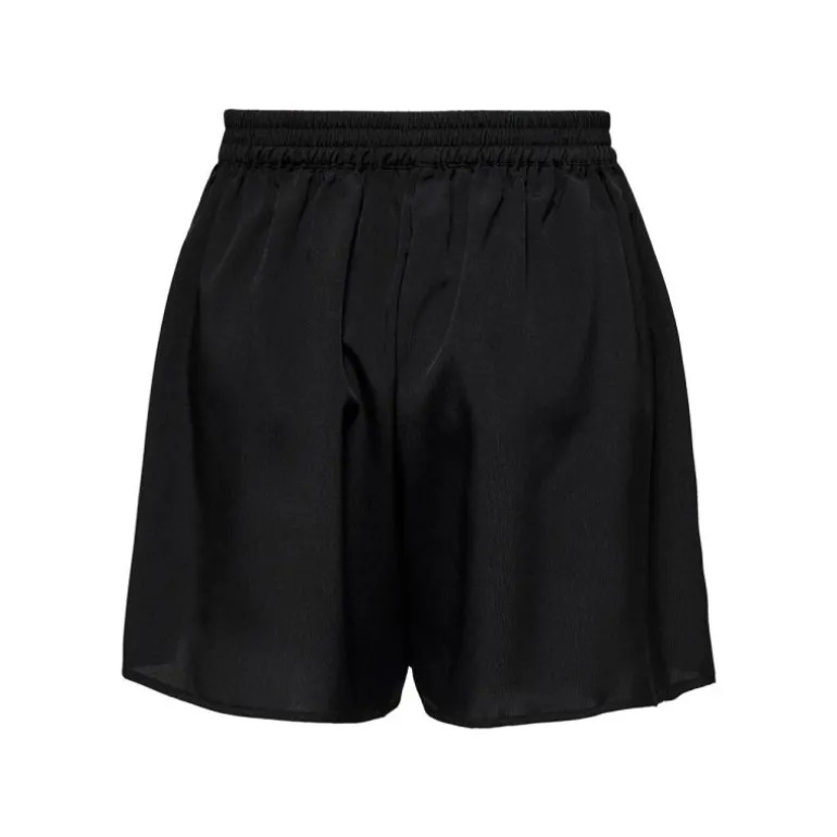 Short court noir regular taille élastique Femme ONLY