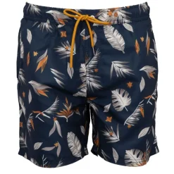 Short de bain à motif plume navy carl Homme DEELUXE 74