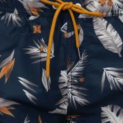 Short de bain à motif plume navy carl Homme DEELUXE 74