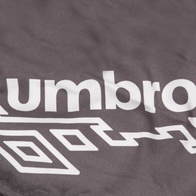 Short de bain bleu motifs graphiques et cordon blancs Homme UMBRO