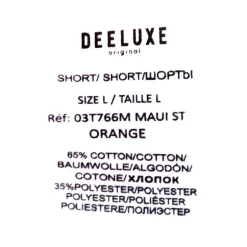 Short de bain navy bob avec élastique Homme DEELUXE 74