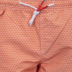 Short de bain orange basil avec imprimé graphique Homme DEELUXE 74