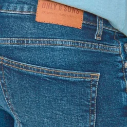 Short denim regular délavé Homme ONLY AND SONS