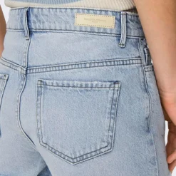 Short en jeans bleu clair avec strass Femme ONLY