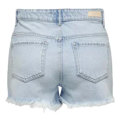 Short en jeans bleu clair avec strass Femme ONLY