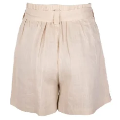 Short en lin taille haute avec ceinture amelya Femme LA PETITE ETOILE