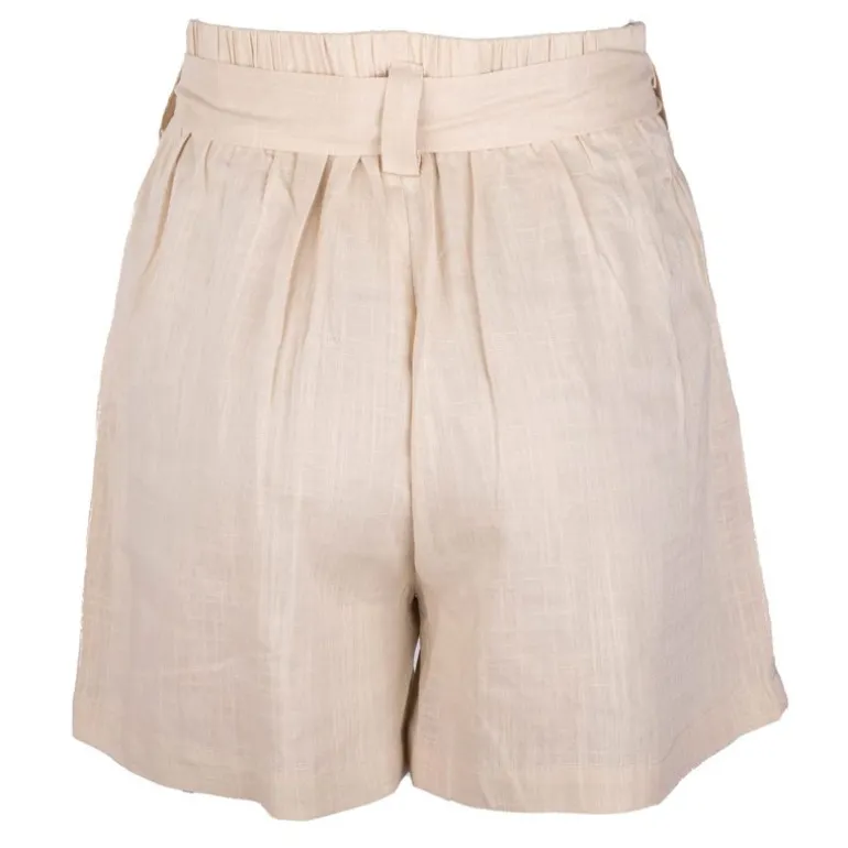 Short en lin taille haute avec ceinture amelya Femme LA PETITE ETOILE