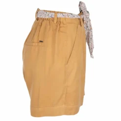 Short fluide ceinture foulard imprimé fleurie Femme DEELUXE 74