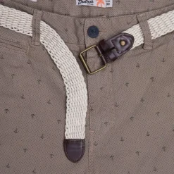 Short imprimé ancre napua avec ceinture tressée Homme DEELUXE 74