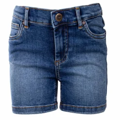 Short jean délavé coton BCI doux stretch Fille KIDS ONLY