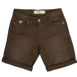 Short kaki effet délavé avec ourlets à revers Enfant DEELUXE 74