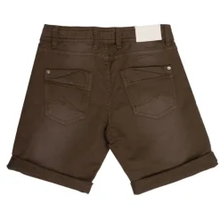 Short kaki effet délavé avec ourlets à revers Enfant DEELUXE 74