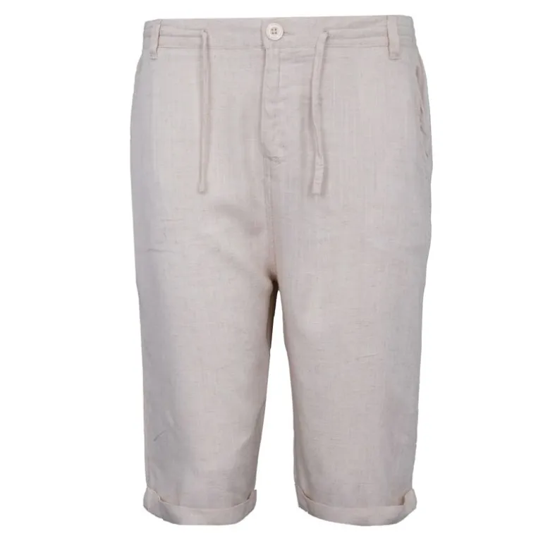 Short lin mélangé cordon de serrage bali Homme PANAME BROTHERS