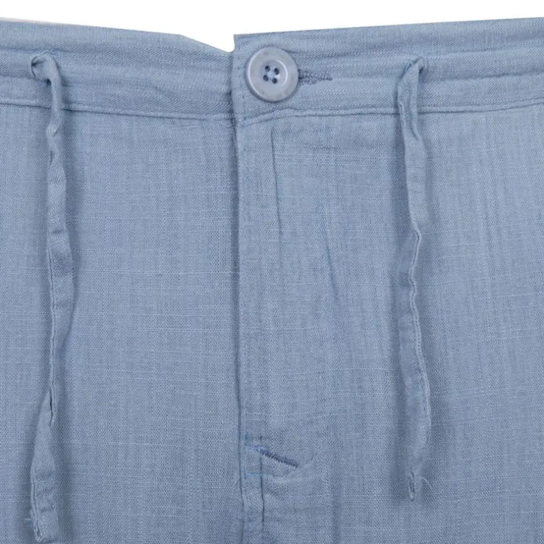 Short lin mélangé cordon de serrage bali Homme PANAME BROTHERS