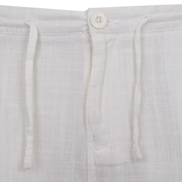 Short lin mélangé cordon de serrage bali Homme PANAME BROTHERS