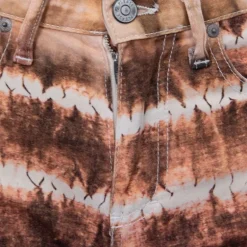 Short mother of pearl tye and die marron Femme PLEASE