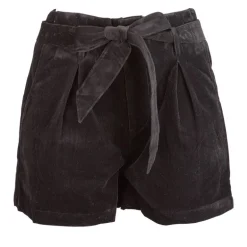 Short noir en velours Femme DEELUXE 74